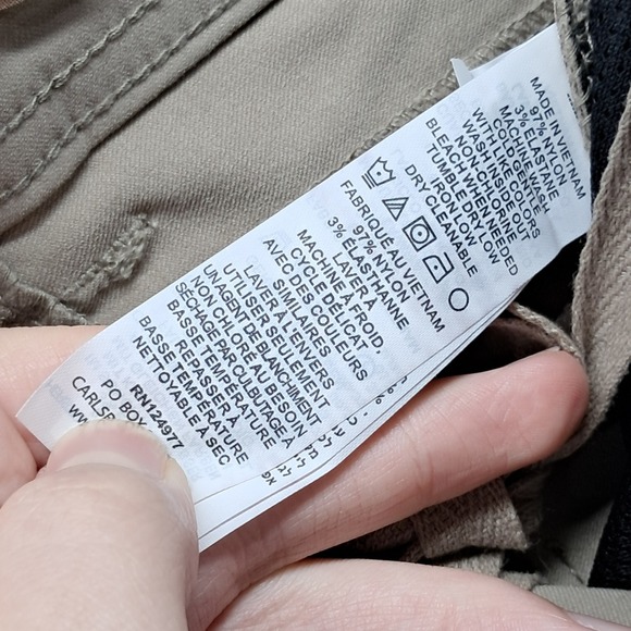 Prana Halle Hiking Pants Womens 0 Regular Tan Khaki Roll Up Cargo Zion Fabric - Picture 6 of 13